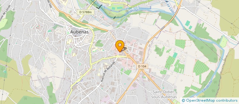 localisation de l'entreprise CPO INVESTMENT  AUBENAS