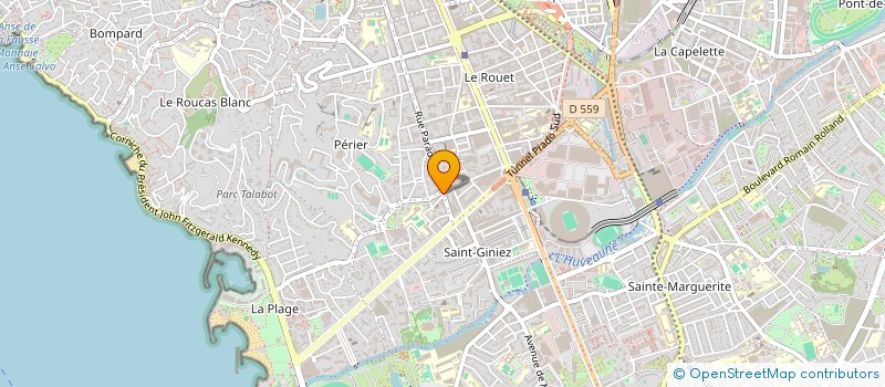 localisation de l'entreprise CPOS CENT PERFECT ODONTO-STOMA à MARSEILLE
