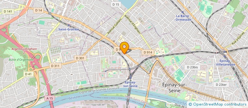 localisation de l'entreprise CPP à EPINAY-SUR-SEINE