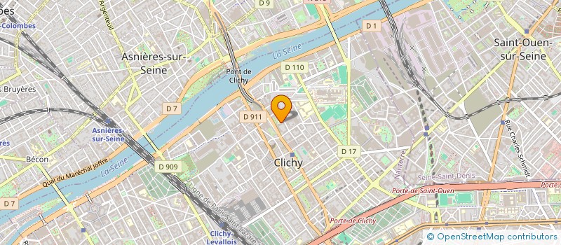 localisation de l'entreprise CPP à CLICHY