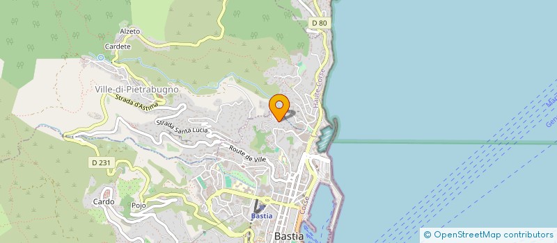 localisation de l'entreprise CPP à BASTIA