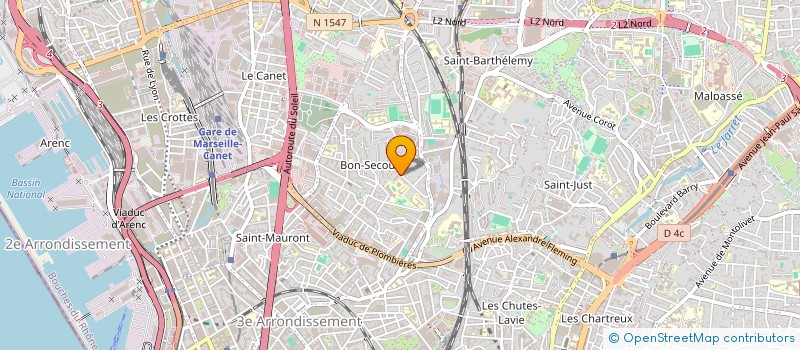 localisation de l'entreprise CPP COMPAGNIE PROVENCALE DE PLOMBERIE ET SERVICES à MARSEILLE