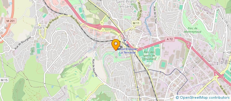 localisation de l'entreprise CPP INVEST  SAINT-ETIENNE