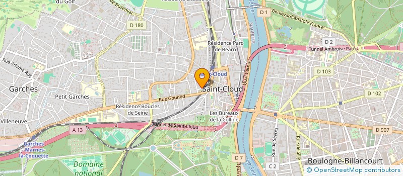 localisation de l'entreprise CPPA à SAINT-CLOUD