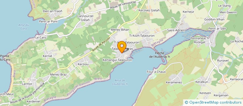 localisation de l'entreprise CPPI  PLOUGASTEL-DAOULAS