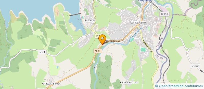 localisation de l'entreprise CPPLUS PATRIMOINE  LANGOGNE