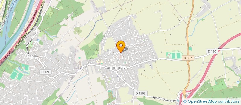 localisation de l'entreprise CPPS  COMMUNAY