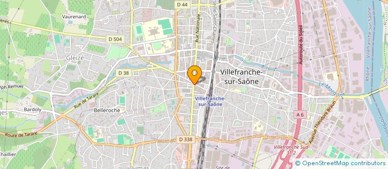 localisation de l'entreprise CPPTE ANCIEN GODARD  VILLEFRANCHE-SUR-SAONE