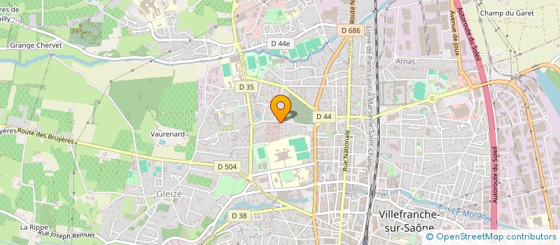 localisation de l'entreprise CPPTE LA REGENCE  VILLEFRANCHE-SUR-SAONE