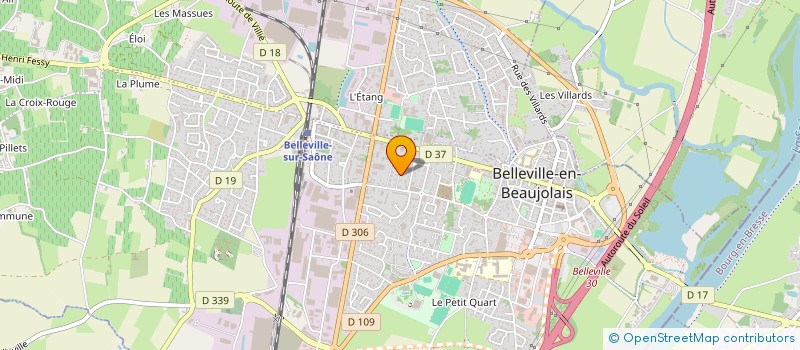 localisation de l'entreprise CPPTE LE PARC  BELLEVILLE-EN-BEAUJOLAIS