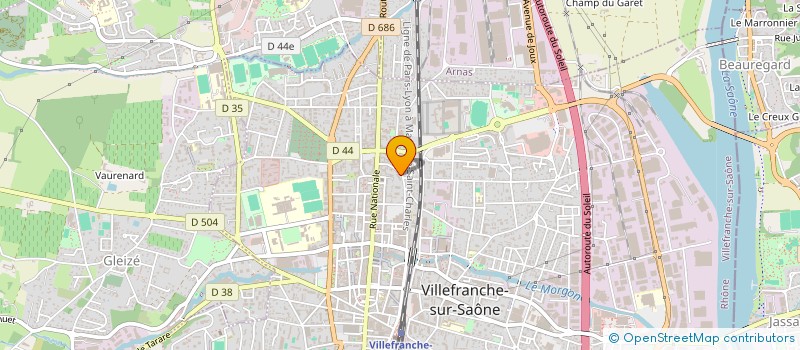 localisation de l'entreprise CPPTE LES TEMPLIERS  VILLEFRANCHE-SUR-SAONE