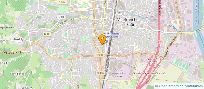 localisation de l'entreprise CPPTE PARC DES CEDRES  VILLEFRANCHE-SUR-SAONE