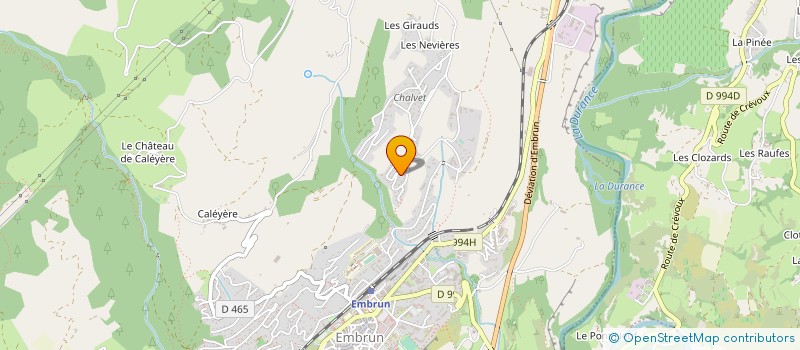 localisation de l'entreprise CPR à EMBRUN
