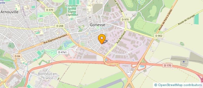 localisation de l'entreprise CPR 95  GONESSE