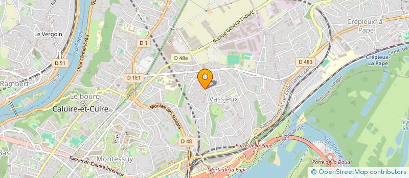 localisation de l'entreprise CPR CAPITAL à CALUIRE-ET-CUIRE