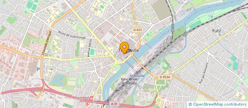 localisation de l'entreprise CPR CONSULTING  THIONVILLE