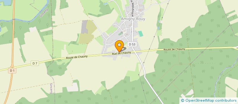 localisation de l'entreprise CPR FINANCE  AMIGNY-ROUY