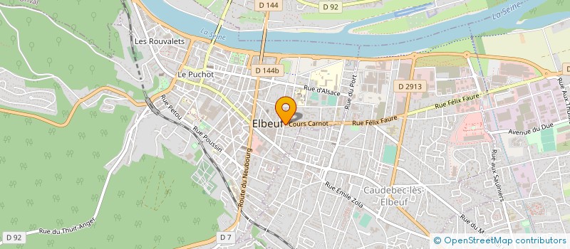 localisation de l'entreprise CPR HABITAT à ELBEUF