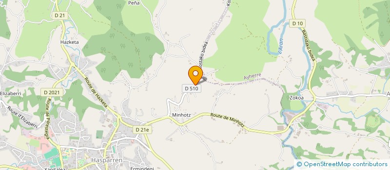 localisation de l'entreprise CPR IMMO  HASPARREN