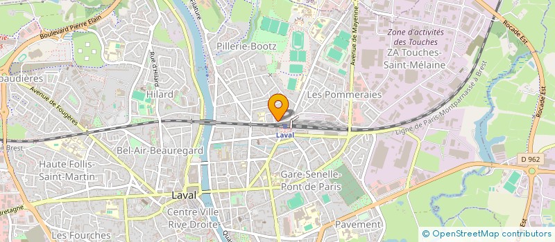 localisation de l'entreprise CPR OUEST à LAVAL