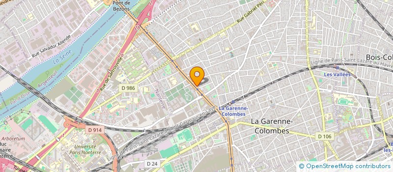localisation de l'entreprise CPR.VET à COLOMBES