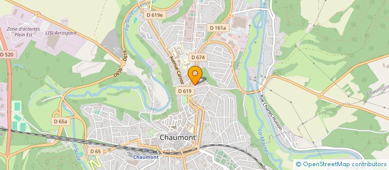 localisation de l'entreprise CPRB à CHAUMONT