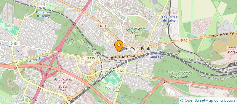 localisation de l'entreprise CPRC CONSEIL EXPERTISE COMPTABLE à SAINT-CYR-L'ECOLE