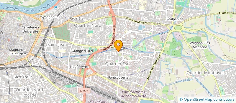 localisation de l'entreprise CPRE VASSEUR  AVIGNON