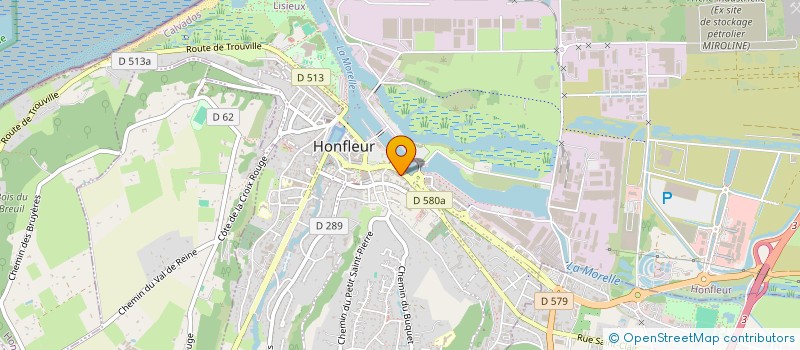 localisation de l'entreprise CPRM à HONFLEUR