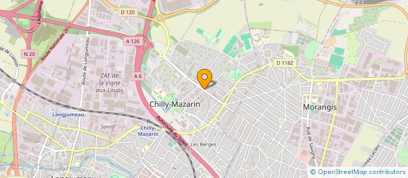 localisation de l'entreprise CPROD RECORD à CHILLY-MAZARIN