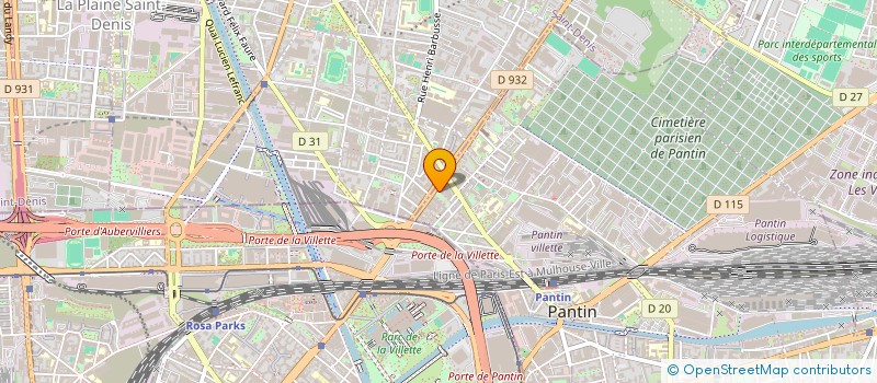 localisation de l'entreprise CPROTP à PANTIN