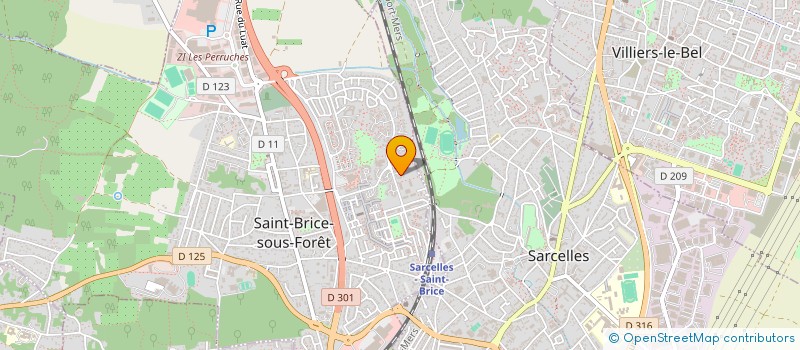 localisation de l'entreprise CPRTV.FR à SAINT-BRICE-SOUS-FORET