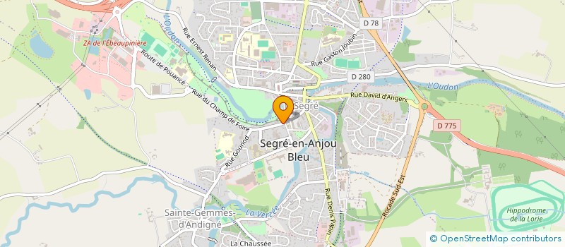 localisation de l'entreprise CPS 49  LOIRE-AUTHION