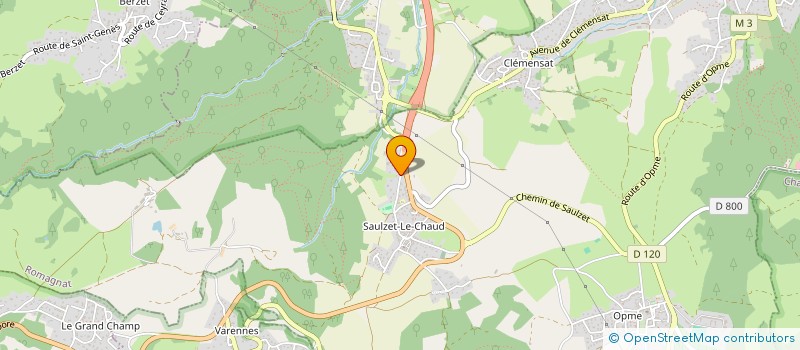 localisation de l'entreprise CPS  ROMAGNAT