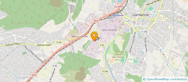 localisation de l'entreprise CPS à GARDANNE