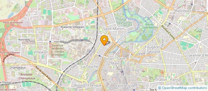 localisation de l'entreprise CPS BONNEVILLE  RENNES