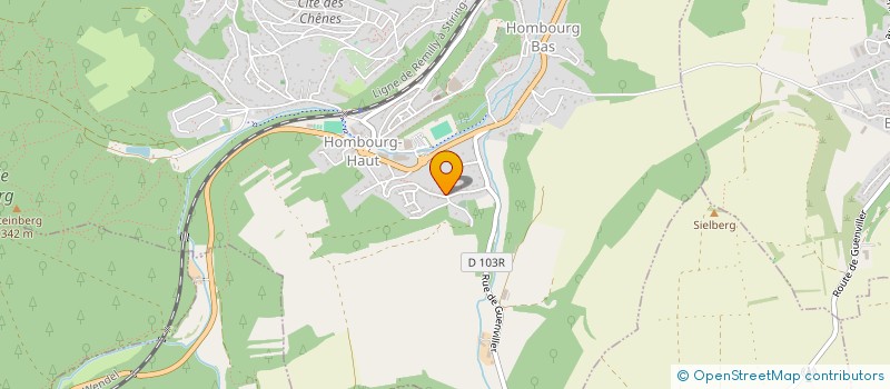 localisation de l'entreprise CPS CHAGNON  HOMBOURG-HAUT