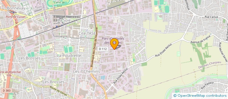 localisation de l'entreprise CPS CLOTURE POSE  DECINES-CHARPIEU