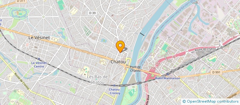 localisation de l'entreprise CPS COMMUNICATION  CHATOU