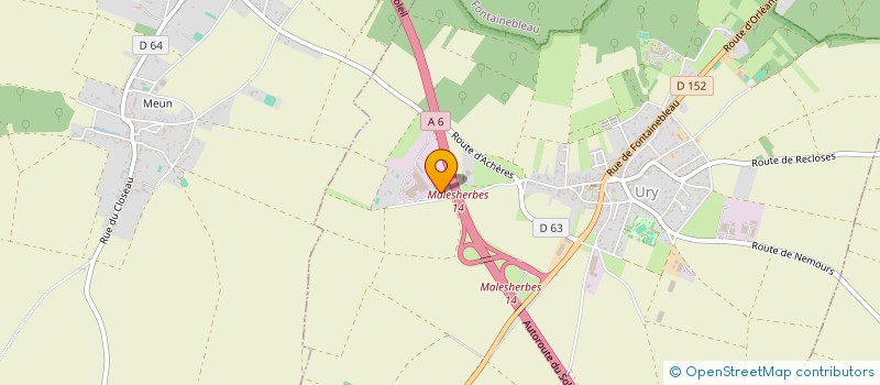 localisation de l'entreprise CPS IMMOBILEIR  URY