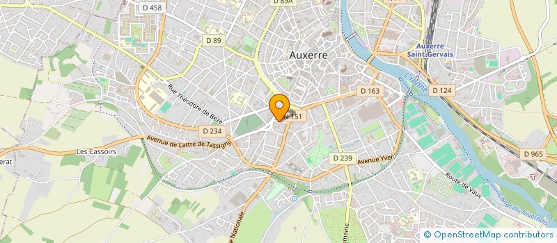 localisation de l'entreprise CPS RAMEAU à AUXERRE