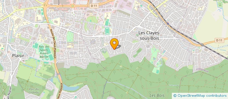 localisation de l'entreprise CPS S.A.S.U à LES CLAYES-SOUS-BOIS