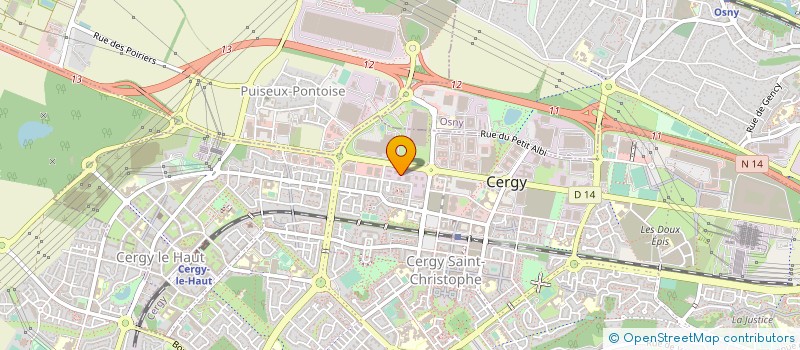 localisation de l'entreprise CPS SECURITE  CERGY