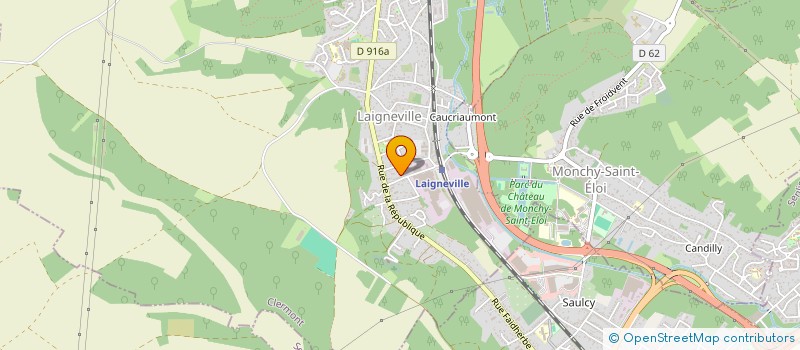 localisation de l'entreprise CPS SERVICES  LAIGNEVILLE