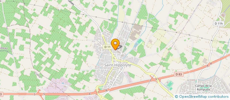 localisation de l'entreprise CPS TECH  SAINT-HIPPOLYTE