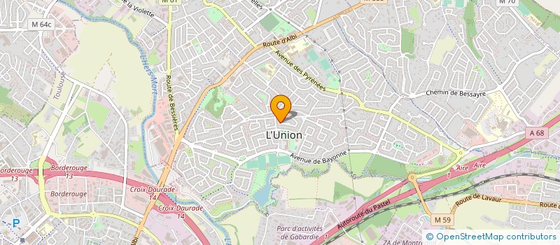 localisation de l'entreprise CPSERVICES à L'UNION