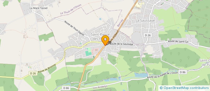 localisation de l'entreprise CPSM  LE THUIT DE L'OISON