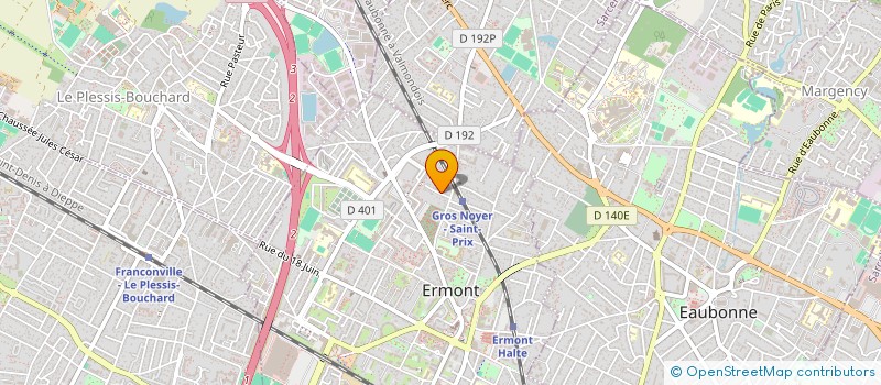 localisation de l'entreprise CPSM EVER à ERMONT