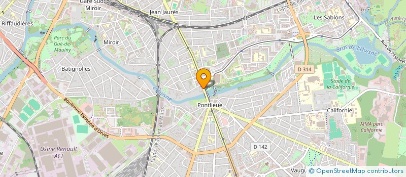 localisation de l'entreprise CPSP CENTRE DE PRESTATIONS DE SERVICES A LA PERSONNE à LE MANS
