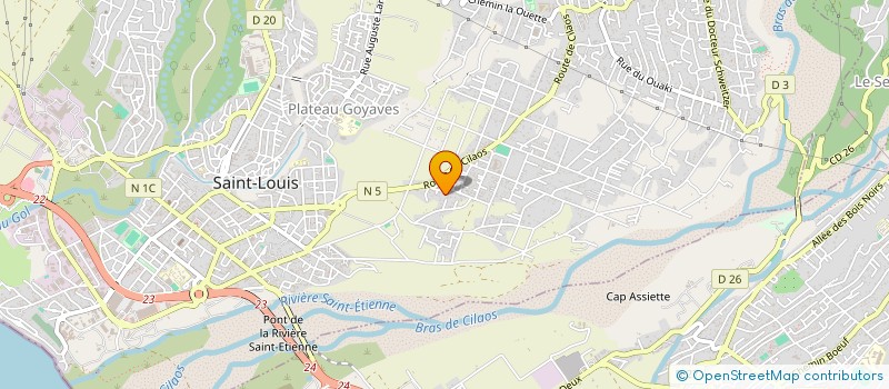 localisation de l'entreprise CPSRSL  SAINT-LOUIS